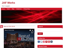 Tablet Screenshot of jafworks.com